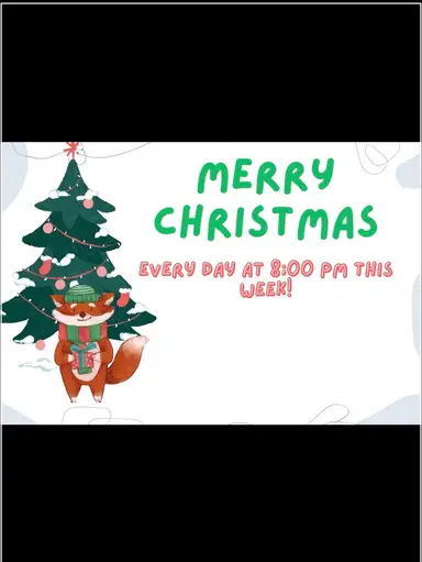 Join Me Every Day This Week At 8:00 Pm!