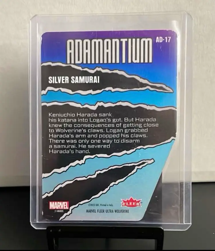 Silver Samurai 2023 Fleer Ultra Marvel Wolverine - Adamantium