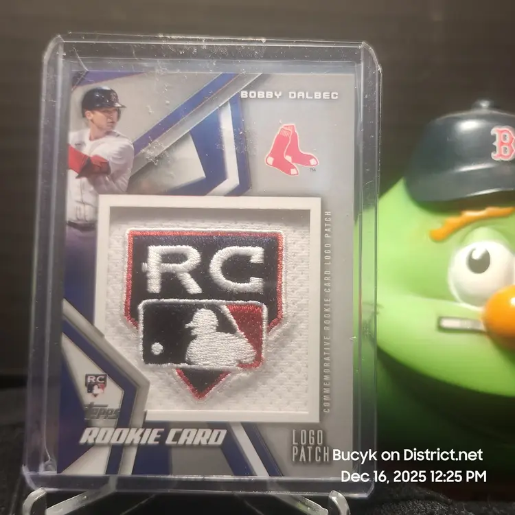 2021 Topps Series 2 Logo Patch - Bobby Dalbec Boston Red Sox (2 Cards)