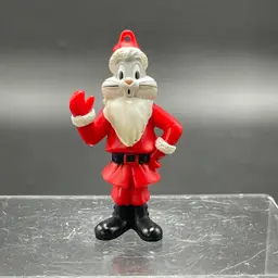 Bugs Bunny Santa Looney Tunes Arby's Christmas Ornament Vintage Holiday Decor