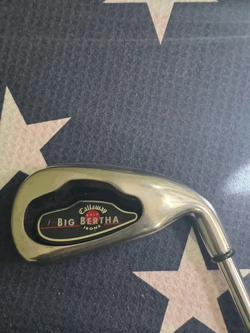 🔥⛳Great RH Callaway Big Bertha 2004 Iron Set 4-AW Uniflex Steel 🔥⛳