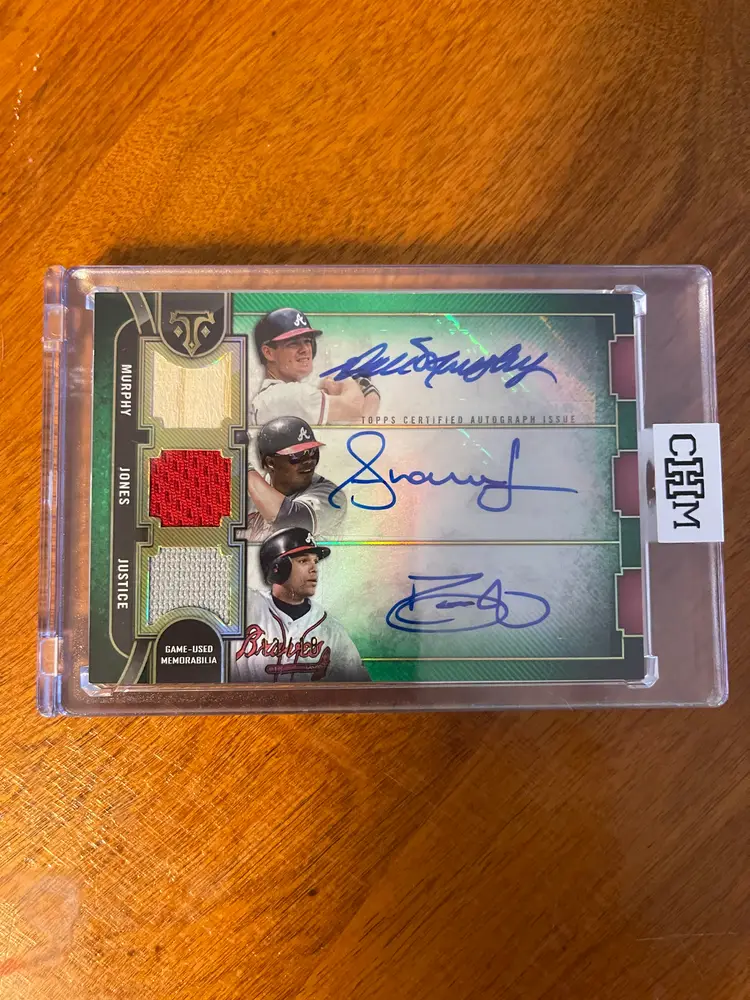 Atlanta Braves Triple Patch Auto