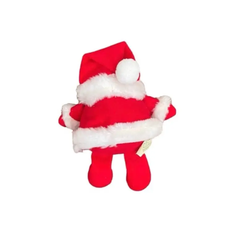 Ziggy Christmas Plush 1988 I LOVE YOU Santa Lipstick Kiss on Cheek