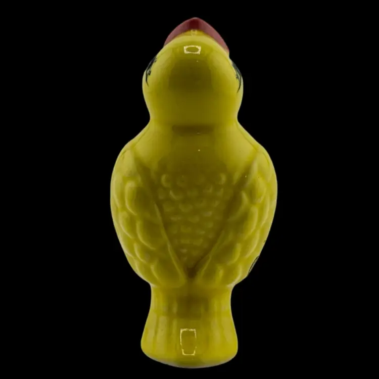 Josef Originals Yellow Canary Pie Bird Ceramic Original Foil Sticker 3 1/4"