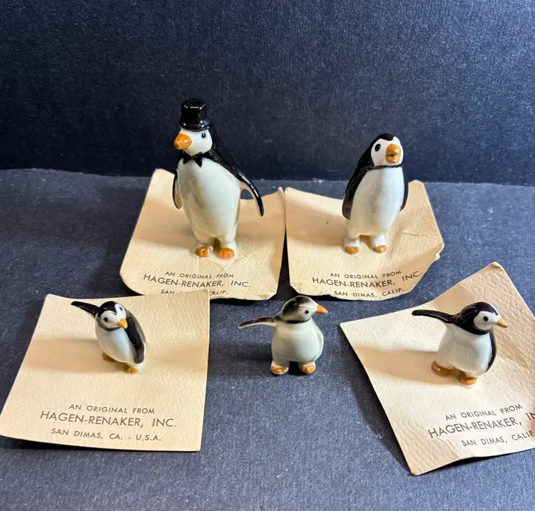 Hagen-Renaker Lot Penguin Family