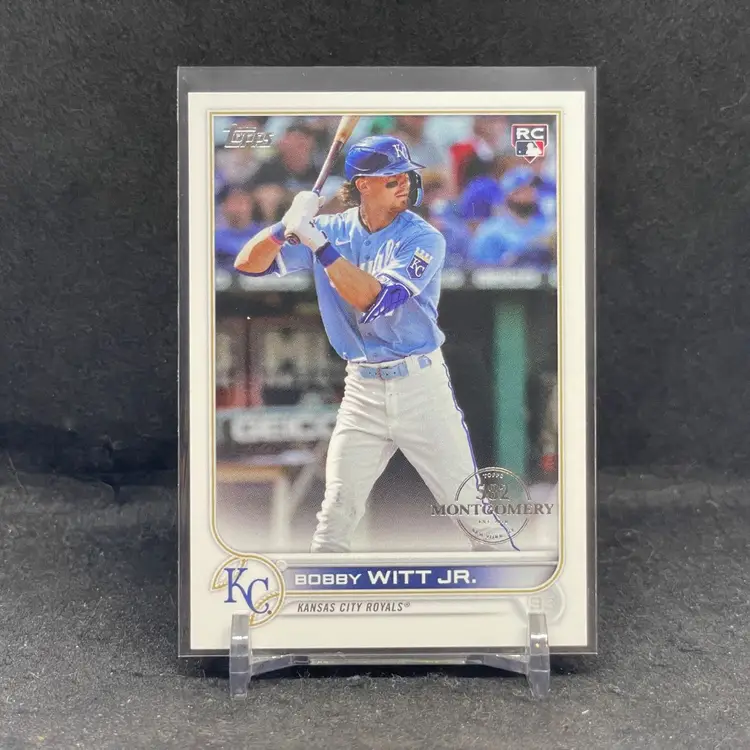 Bobby Witt Jr 2022 MONTGOMERY CLUB Special Edition Topps Set Rookie Baseball Card Kansas City Royals 