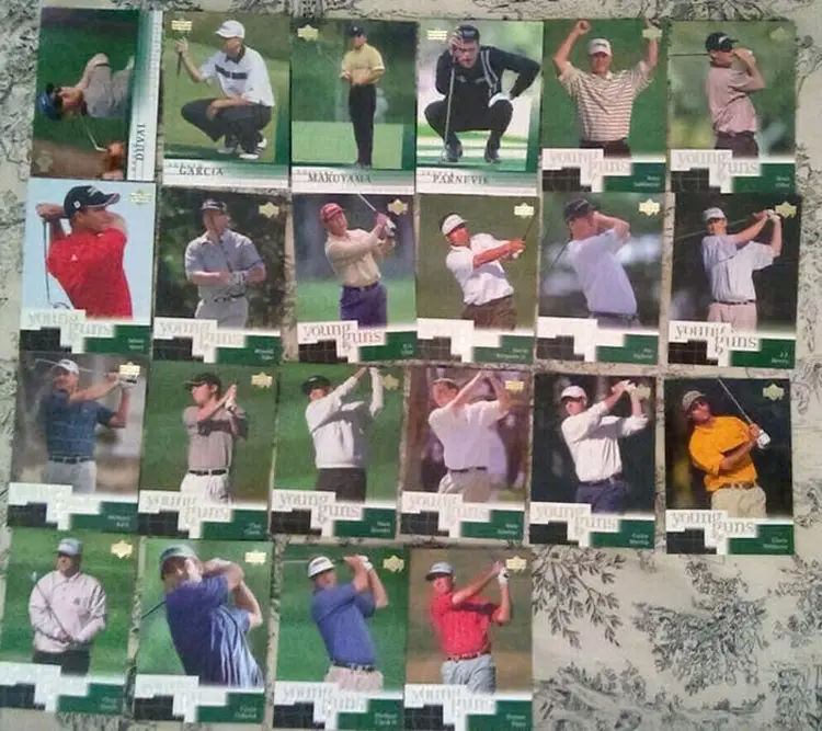 (22) Young Guns Rookie Golf Cards 2001 Upper Deck Lot PGA Tour LIV