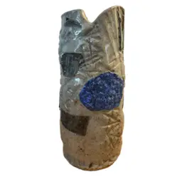 Studio art pottery abstract vase