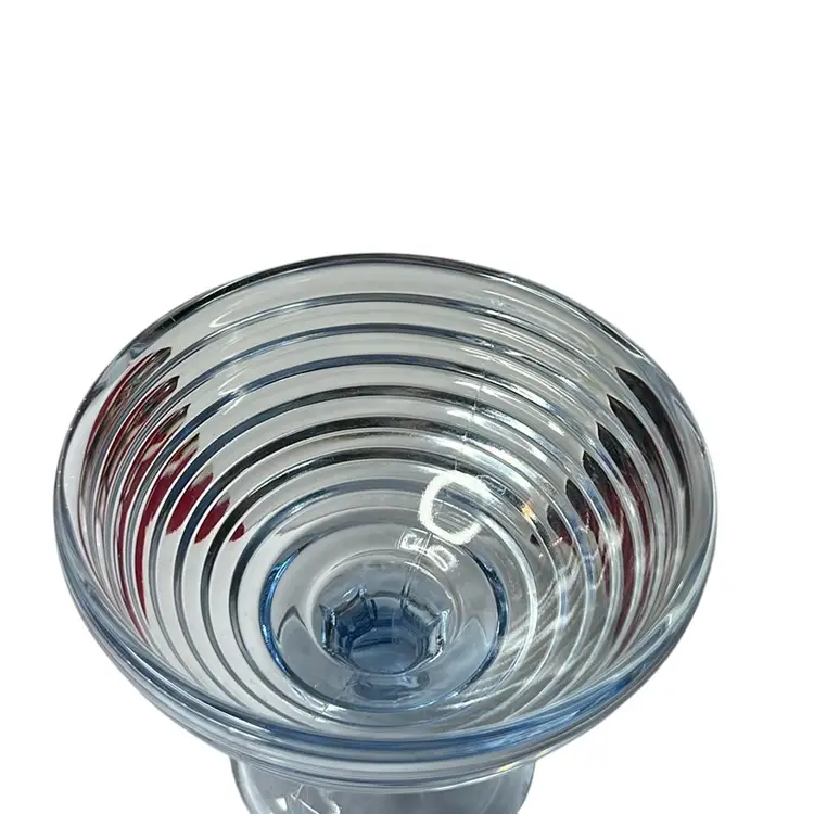 Vintage Anchor Hocking Park Avenue Manhattan Glass Footed Dessert Bowl “Compote”