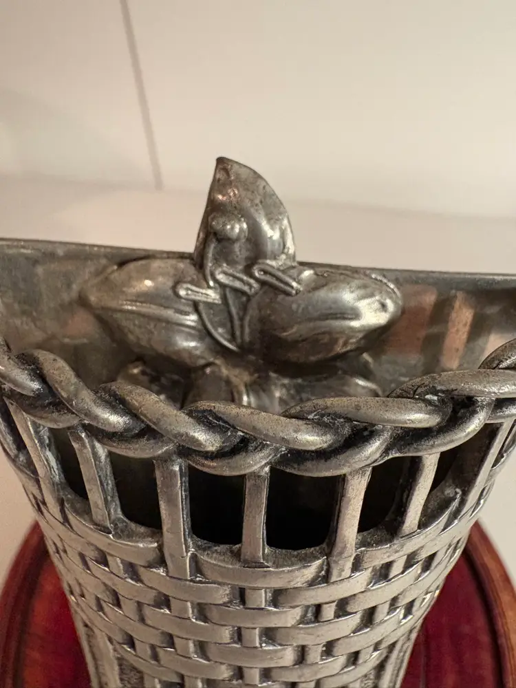 Vintage Universal Pewter Wall Pocket