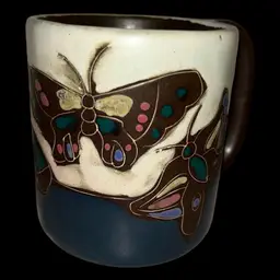 Mara Butterfly Mug Signed On Bottom