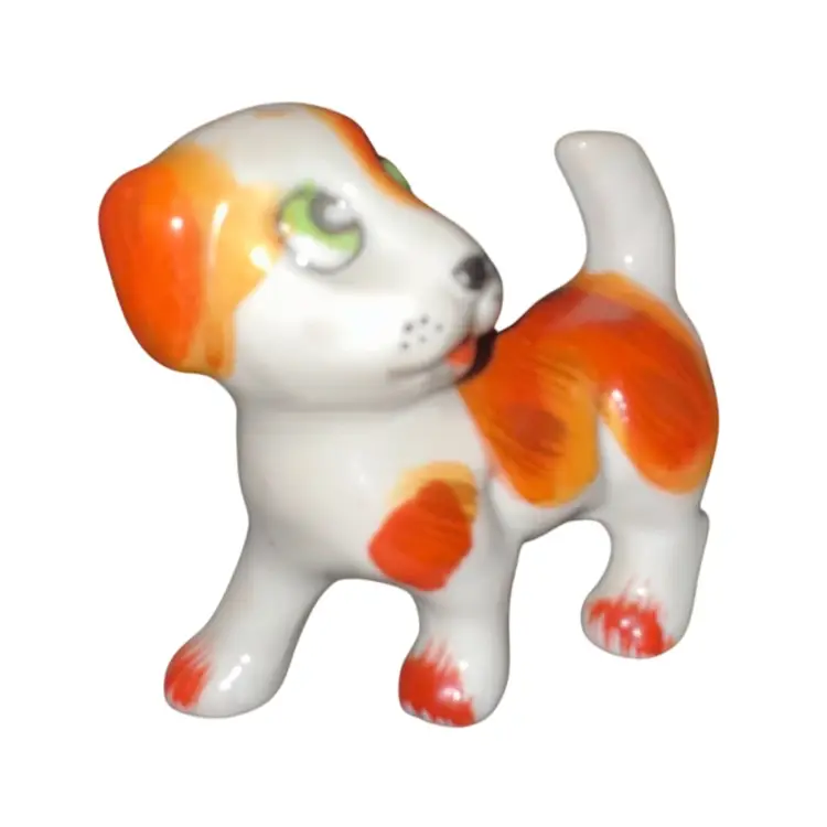 Green Eyes Dog Figurine - Japan
