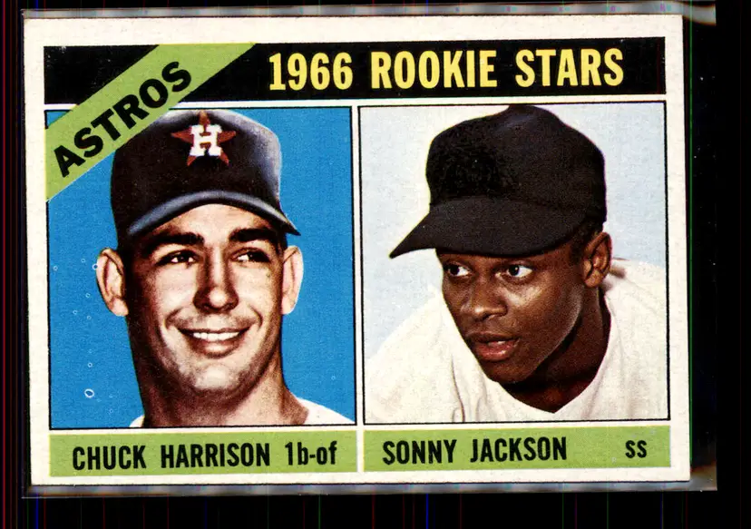 Chuck Harrison/Sonny Jackson 1966 Topps #244 - Houston Astros - (146-80)