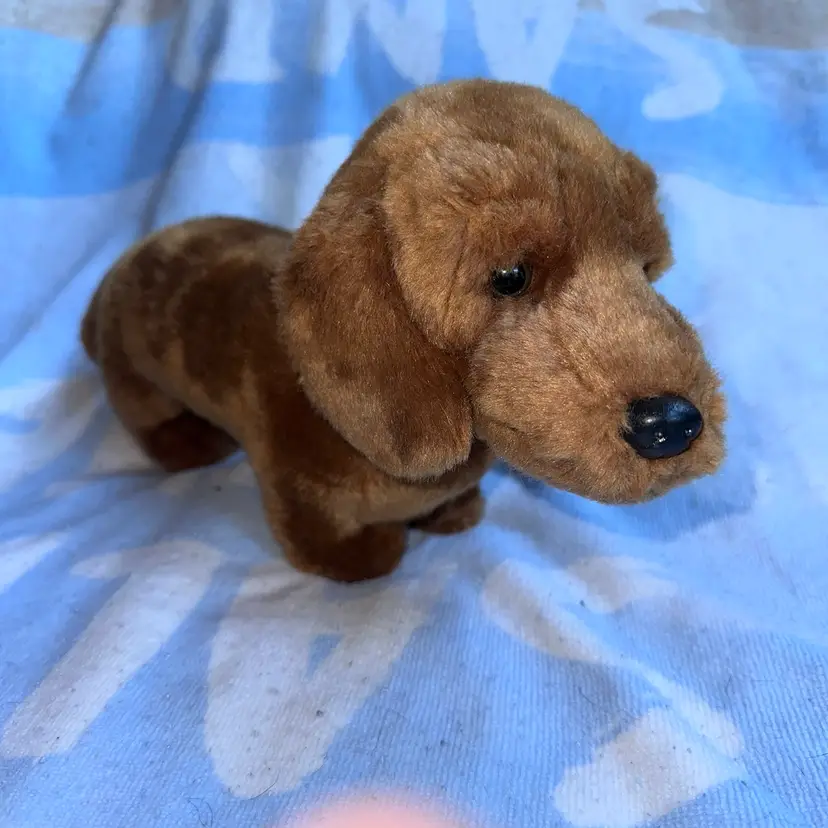 Russ Yomiko Classics #34376 Red Dachshund Brown Wiener Dog Plush Stuffed Animal