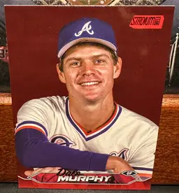 Dale Murphy Red Foil 2024 Stadium Club 65 Atlanta Braves