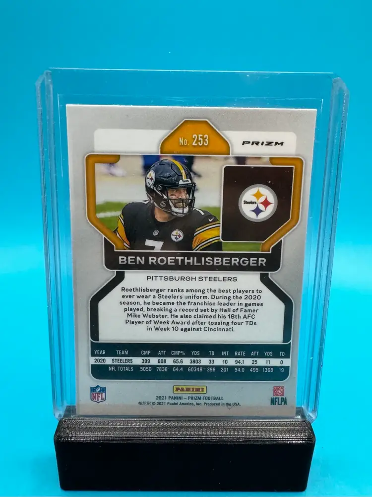 Ben Roethlisberger Prizm Silver Pittsburgh Steelers