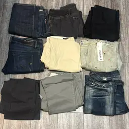 Lot Of 9 Designer Jeans Waist 36 Purple Brand X2, Prps,Diesel, Dsquared2, eBay Values Is $575