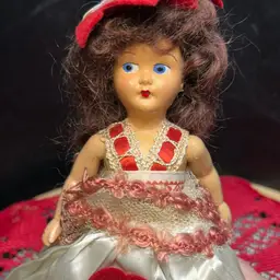 1940’s Marci Sweetheart Doll With Heart Dress (817)
