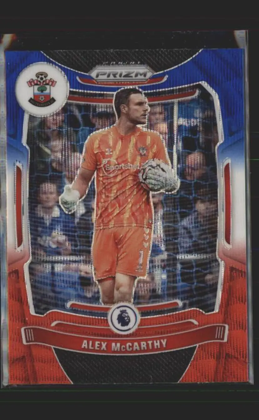 2021-22 Prizm EPL #106 Alex McCarthy Prizms Red White and Blue - ( 138 ) - Southampton