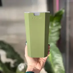 MD Olive Green  SPICY VESSEL Cache/self Watering Pot