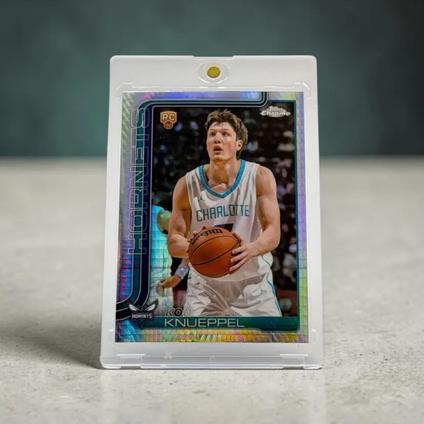 2025-26 Topps Chrome Kon Knueppel Prism Refractor #254 RC