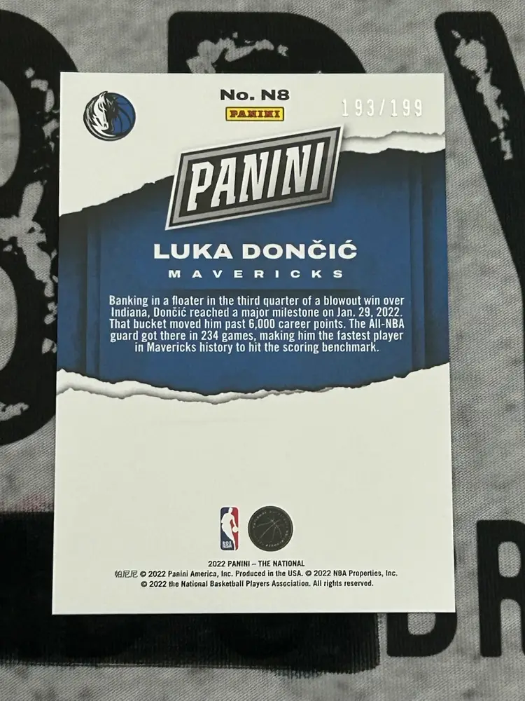 2022 National Silver Pack Luka Doncic Orange 193/199
