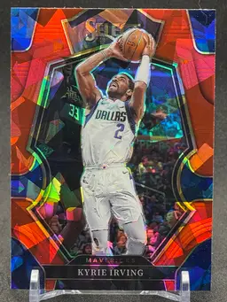 Kyrie Irving 2022-23 Select Premier Level #130 Red Cracked Ice Prizm