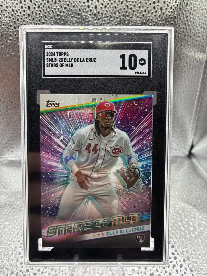 2024 Elly De La Cruz RC Topps Stars Of MLB Baseball #SMLB-23 Reds SGA GM 10