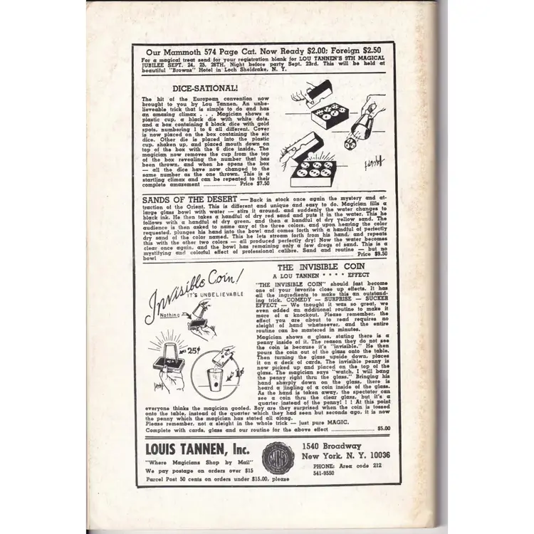 The Linking Ring Magic Magazine Magician February 1971 Robert A. Nelson