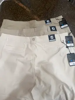 3 Men’s Footjoy Performance Shorts New Size 42
