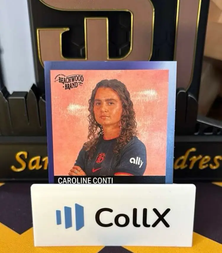 Caroline Conti, 2025 Parkside Beachwood Caramels - Blue /100, Bay FC