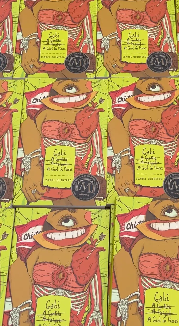 Lot of 25 books GABI A Girl In Pieces by Isabel Quintero Mexican American Children’s Book Award teen fiction bookstore