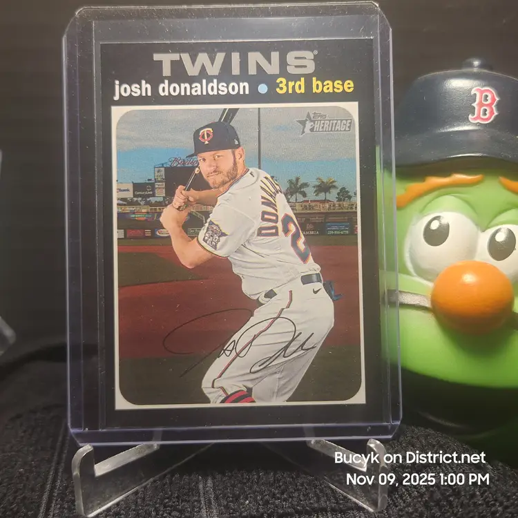 2020 Topps Heritage Silver - Josh Donaldson Minnesota Twins