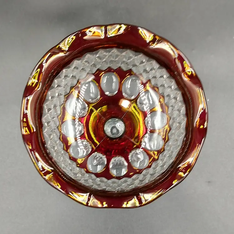 Vtg Westmoreland Glass Compote Wakefield Pattern