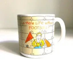 is there LIFE without FOOTBALL? mug / Father's Day gift / vintage Father's Day / gift for Dad