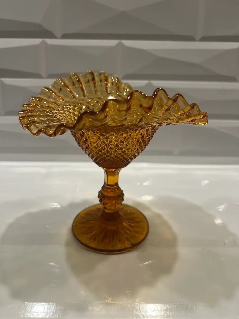Indiana Glass Amber Compote