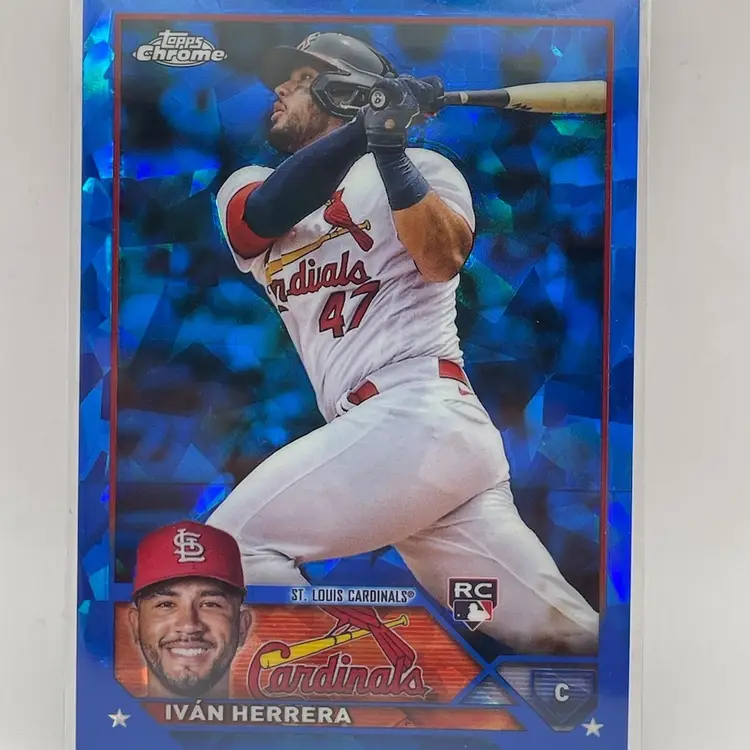Ivan Herrera, RC, 2023 Chrome Sapphire, St. Louis Cardinals