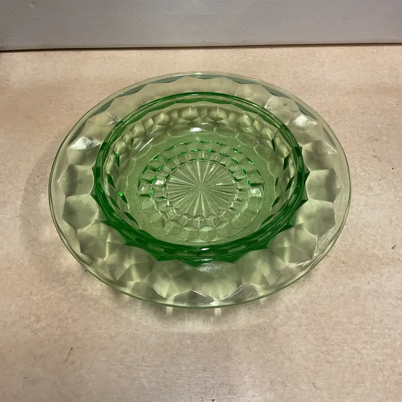 Uranium Glass Dish