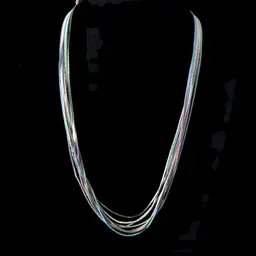 Vintage Multi Strand Pastel Necklace