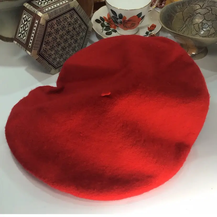 Red Classic Felt Fedora One Size Fits Most