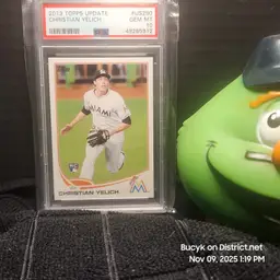2013 Topps Update - Christian Yelich Miami Marlins  PSA 10