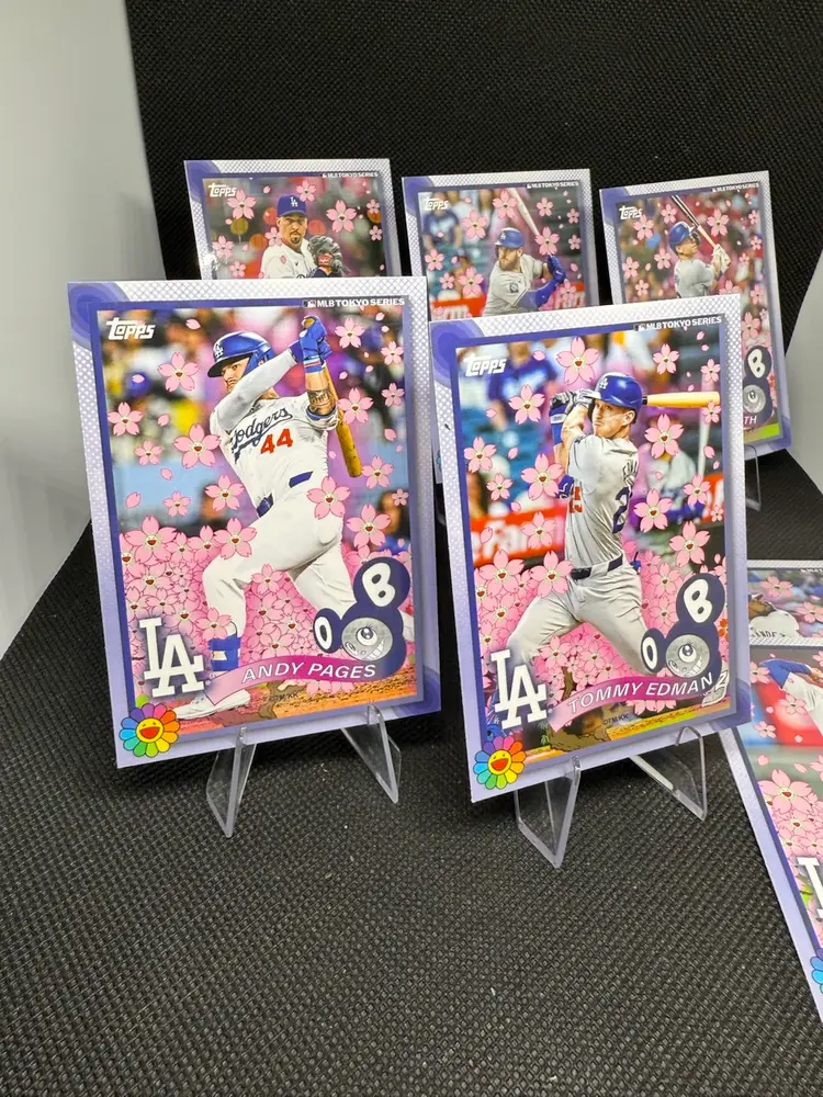 2025 Topps Tokyo Series Murakami 9 Card Los Angeles Dodgers Lot World Series