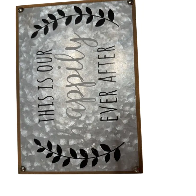 Happily Ever After Wall Decor, valentine decor, wedding decor; rustic