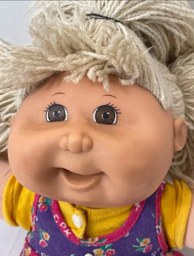 Vintage Mattel 1995 Snacktime Kid Cabbage Patch Kid Doll - Non-working