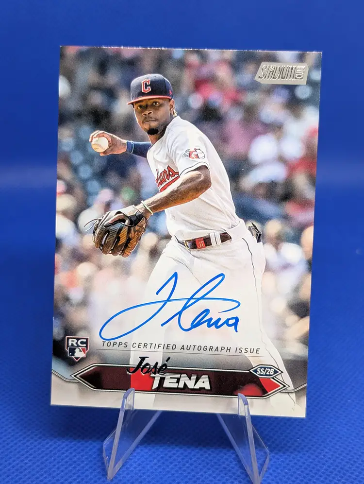 2024 Topps Stadium Club Rookie Auto José Tena - Guardians