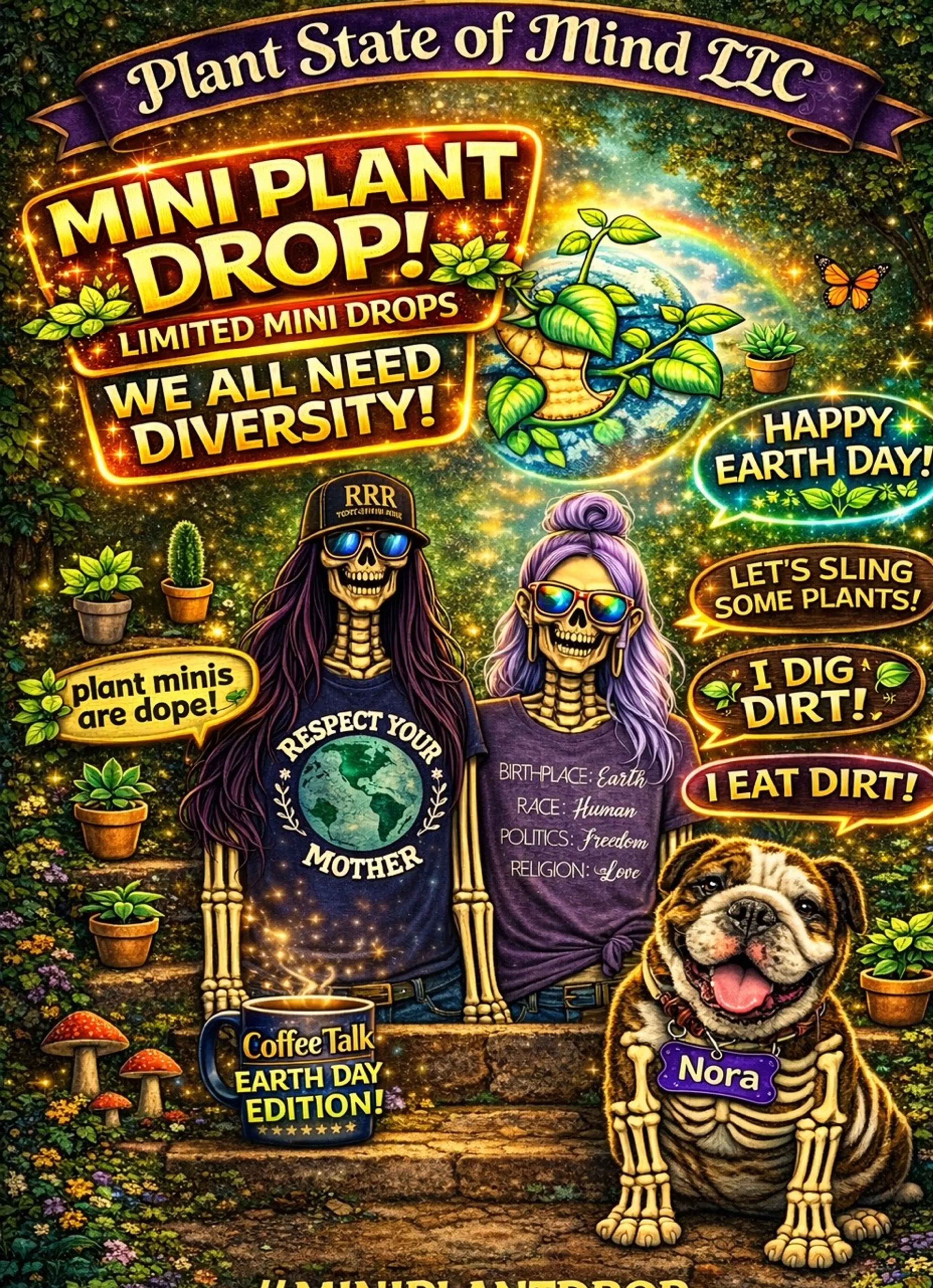 GLO & LEX MINI PLANT DROP! SLINGING!