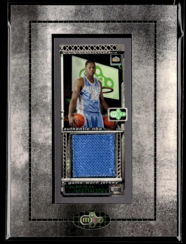 #133 CARMELO ANTHONY 2003-04 RC Relic Framed RARE!  *LIVE AUCTION*
