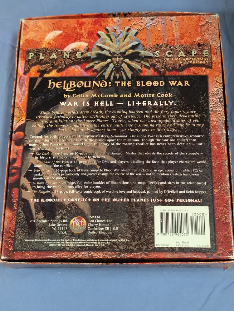 The Planescape: Hellbound: The Blood War deluxe accessory