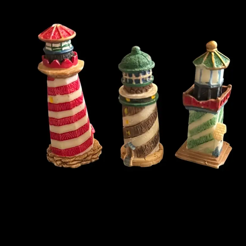 Lighthouse Huge  Lot With Extra Broken Boats**attention crafters!!!