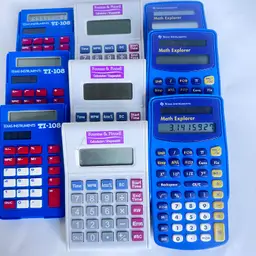 Lot of 9 Calculators by Texas Instruments and Fountas & Pinnell Not Tested